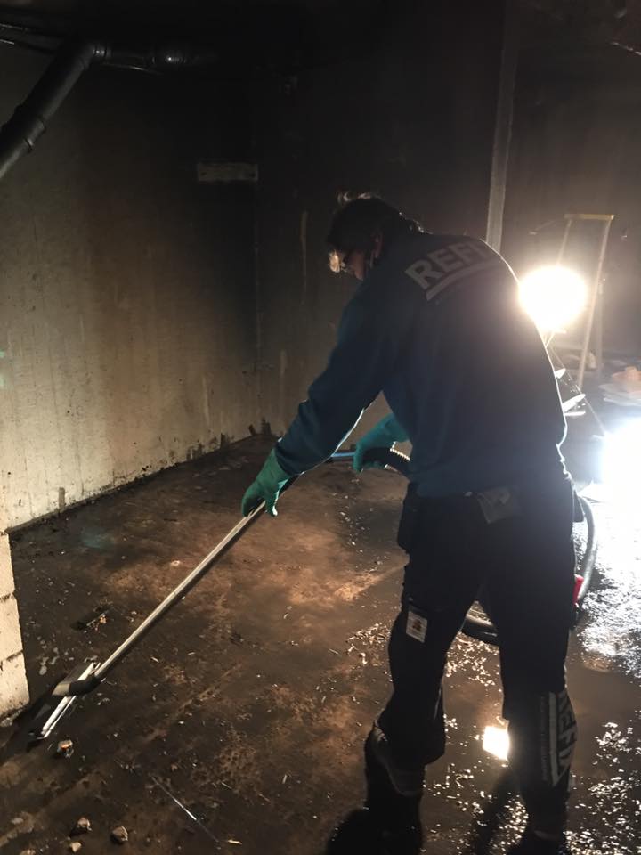 Flerbostadshus där Refix utfört sanering